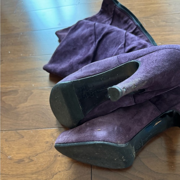 MISS SIXTY purple boots size 38 used - Picture 3 of 3